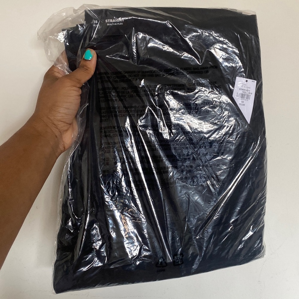 Black formal pants for woman
